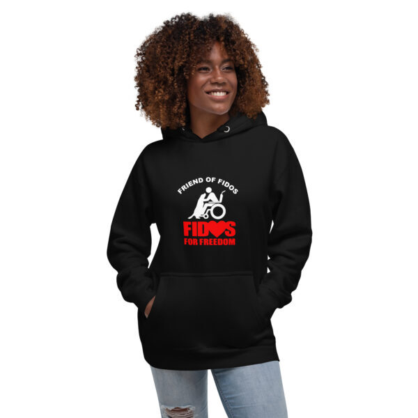 Women's Friend of Fidos Black Hoodie